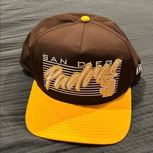 New Era Brown and Yellow San Diego Padres Cap